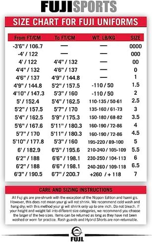زي الجودو جي من FUJI USA Judo Single Weave - ملابس تدريب قطنية للأطفال والكبار للجودو والكاراتيه، أزرق، مقاس 3 in Saudi Arabia