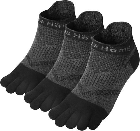 جوارب لأصابع القدم للرجال، جوارب للجري بخمسة أصابع، جوارب رياضية قابلة للتنفس، 3 أزواج in Kuwait