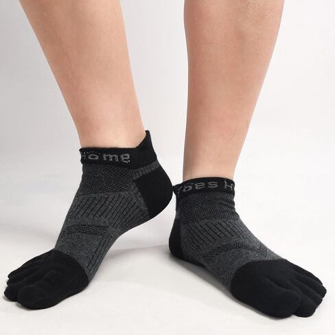 جوارب لأصابع القدم للرجال، جوارب للجري بخمسة أصابع، جوارب رياضية قابلة للتنفس، 3 أزواج in Kuwait