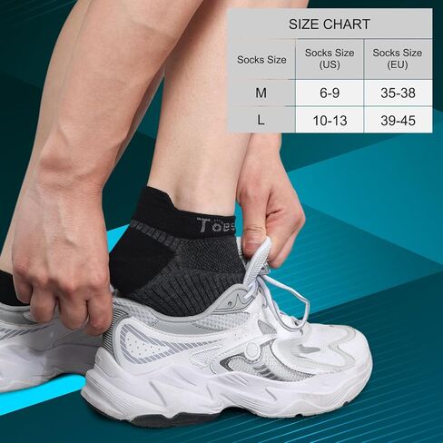 جوارب لأصابع القدم للرجال، جوارب للجري بخمسة أصابع، جوارب رياضية قابلة للتنفس، 3 أزواج in Kuwait