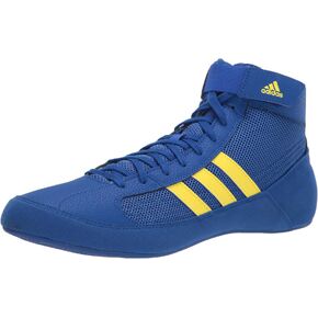 adidas Men's HVC Wrestling Shoe, Royal Blue/Yellow/Black, 8.5 in Kuwait