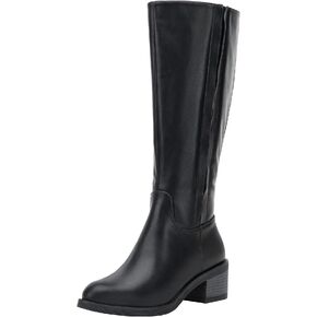Jeossy Women's 9661 Knee High Boots | Riding High Boots with Inner Zipper and Side Hidden Elastic Band