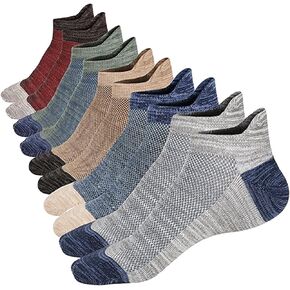 Ankle Low Cut Socks for Men/Women Short Cotton Casual Anti-Skid Moisture Wicking Socks