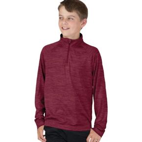 Charles River Apparel Kids' Big Space Dye Performance Quarter Zip Pullover in Saudi Arabia