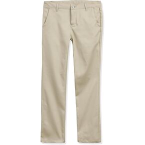 Educated Uniforms Girls 2-20 Flat Front Adjustable Waist Straight School Pant in Saudi Arabia