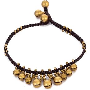 kelistom Bohemian Ankle Bracelets for Women Teen Girls, Handmade Natural Stone Beaded Chain Anklet