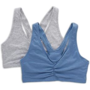 Hanes Womens X-Temp Wireless Bra Pack, Stretch Pullover Bra, Low-Impact Racerback Bra, 2-Pack in Kuwait