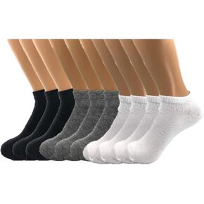 جوارب رياضية منخفضة القطع للنساء من Jovely ، جوارب الجري لا تظهر ، جوارب رياضية، جوارب كاجوال غير منزلقة، 10 أزواج in Kuwait