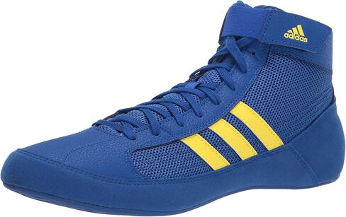 adidas Men's HVC Wrestling Shoe, Royal Blue/Yellow/Black, 8.5 in Kuwait