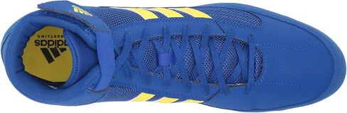adidas Men's HVC Wrestling Shoe, Royal Blue/Yellow/Black, 8.5 in Kuwait