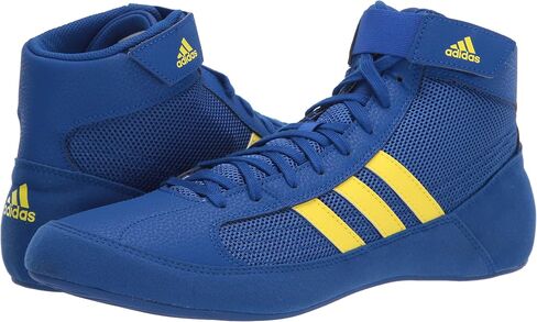 adidas Men's HVC Wrestling Shoe, Royal Blue/Yellow/Black, 8.5 in Kuwait