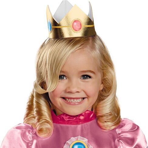 Nintendo Super Mario Brothers Princess Peach Girls Toddler Costume, Medium/3T-4T in Saudi Arabia
