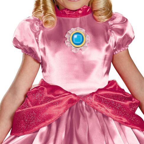 Nintendo Super Mario Brothers Princess Peach Girls Toddler Costume, Medium/3T-4T in Saudi Arabia