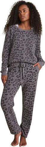 Barefoot Dreams CozyChic Ultra Lite Barefoot in The Wild سروال رياضي للنساء، ملابس نوم فاخرة، قيعان رياضية in Kuwait