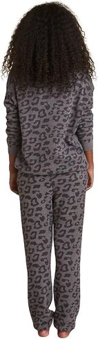 Barefoot Dreams CozyChic Ultra Lite Barefoot in The Wild سروال رياضي للنساء، ملابس نوم فاخرة، قيعان رياضية in Kuwait