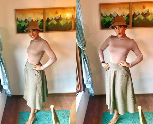 Bellady Women's Elegant Flower Wool Cloche Bucket Bowler Hat in Kuwait