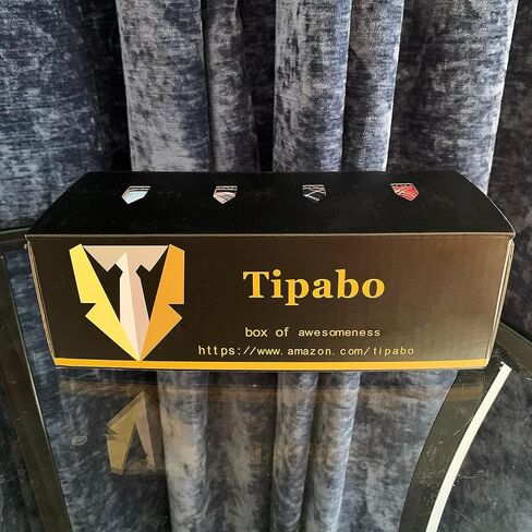 Tipabo Men's Ties, 4/12 Lot Classic Cotton Handmade Skinny Ties Necktie Sets for Men+1pc Tie Clip in Saudi Arabia