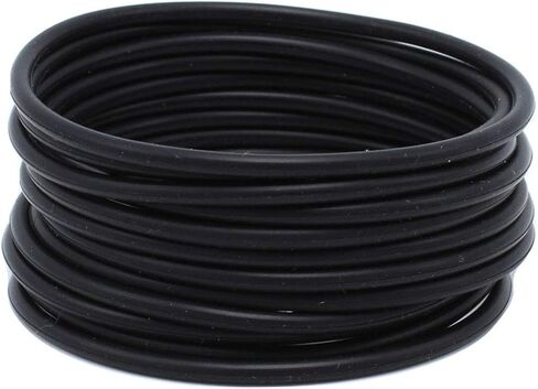 20 قطعة من اساور جيلي السيليكون السوداء الناعمة والقابلة للتمدد للغاية in Kuwait