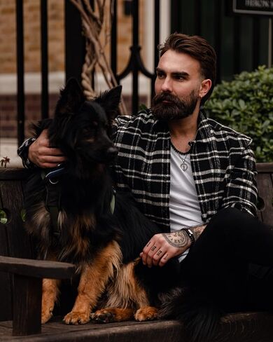 Forge & Foundry Men's Adjustable Black Braided Leather Bracelet | Drapers | Matte Black Stainless Steel Slider | Refined Hand-Crafted Jewelry, Designed by Jewelers, Forged for Men in Kuwait