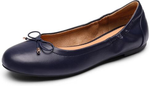 DREAM PAIRS للنساء باليه مريح بدون كعب فستان مستدير قابل للطي ناعم كاجوال سهل الارتداء للعمل حذاء مسطح مع فيونكة in Saudi Arabia