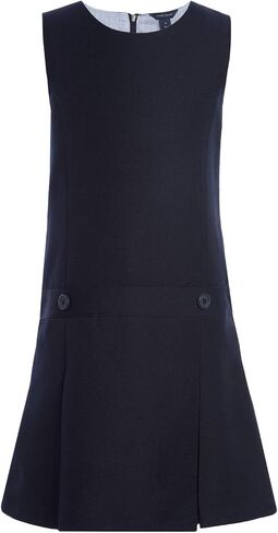 Tommy Hilfiger Girls Solid Jumper Dress, Kids School Uniform Clothes, Little, Big, Or Plus Size in Saudi Arabia