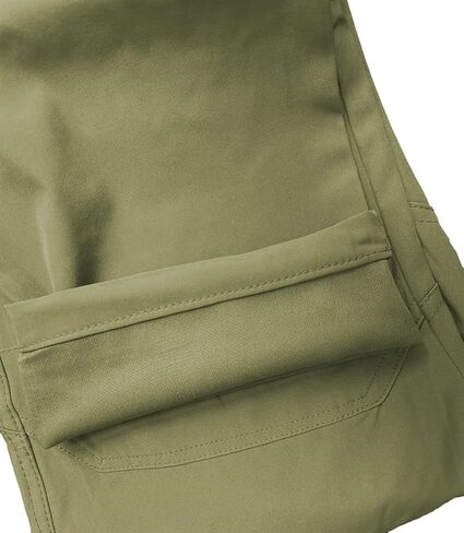 YAXHWIV Men's Flex Ripstop Tactical Pants Lightweight Hiking Casual Cargo Pants Multi Pockets Water Resistant(No Belt) in Saudi Arabia