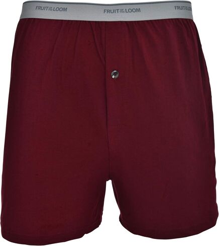 Fruit of the Loom Solid Knit Boxers 3-Pack (Colors and patterns may vary) in Kuwait