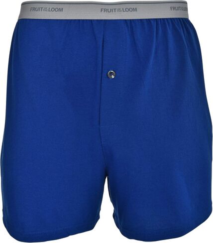 Fruit of the Loom Solid Knit Boxers 3-Pack (Colors and patterns may vary) in Kuwait