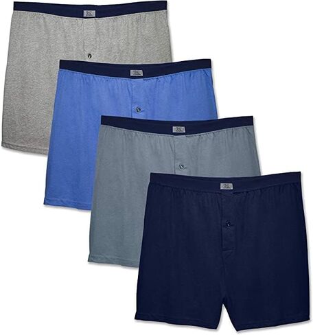 Fruit of the Loom Solid Knit Boxers 3-Pack (Colors and patterns may vary) in Kuwait
