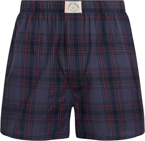 ملابس داخلية للرجال من Lucky Brand - بوكسر كلاسيكي منسوج مع ذباب عملي (6 عبوات) in Saudi Arabia