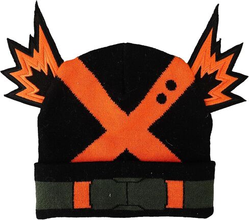 بيو وورلد قبعة صغيرة باساور عريضة مستوحاة من باكوجو من ماي هيرو اكاديميا، متعددة الالوان، مقاس واحد, متعدد الألوان in Kuwait