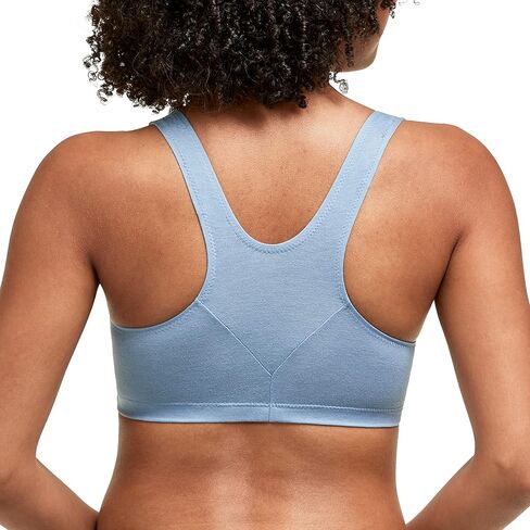حمالة صدر نسائية Hanes X-Temp لاسلكية، حمالة صدر بلوفر مطاطية، حمالة صدر منخفضة التأثير Racerback، قطعتان in Kuwait