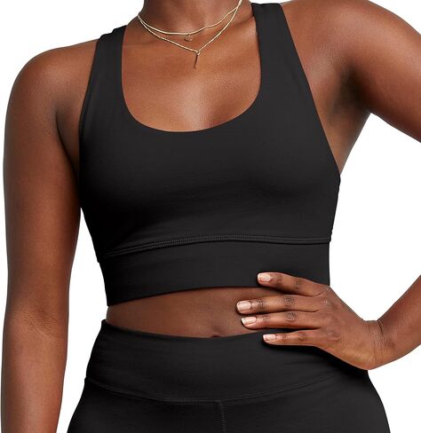 Hanes Originals Women's Longline Sports Bra in Kuwait