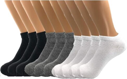 جوارب رياضية منخفضة القطع للنساء من Jovely ، جوارب الجري لا تظهر ، جوارب رياضية، جوارب كاجوال غير منزلقة، 10 أزواج in Kuwait