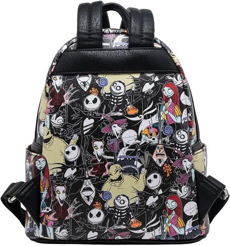 حقيبة ظهر صغيرة مطبوع عليها شخصيات Loungefly The Nightmare Before Christmas in Kuwait