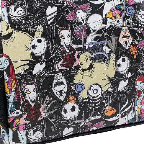 حقيبة ظهر صغيرة مطبوع عليها شخصيات Loungefly The Nightmare Before Christmas in Kuwait
