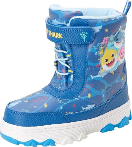 Nickelodeon Unisex-Child Boys' Baby Shark Winter Water Resistant Insulated Snow Boots (Toddler/Little Kid) in Saudi Arabia