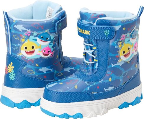 Nickelodeon Unisex-Child Boys' Baby Shark Winter Water Resistant Insulated Snow Boots (Toddler/Little Kid) in Saudi Arabia