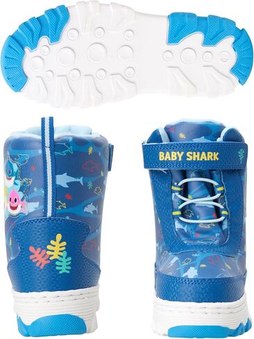 Nickelodeon Unisex-Child Boys' Baby Shark Winter Water Resistant Insulated Snow Boots (Toddler/Little Kid) in Saudi Arabia