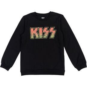 Kiss Fleece Pullover Sweatshirt in Kuwait