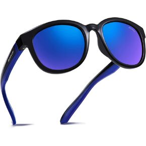 DEAFRAIN Kids Sunglasses Polarized Sport TPEE Unbreakable Flexible UV Protection for Boys Girls Age 6-12