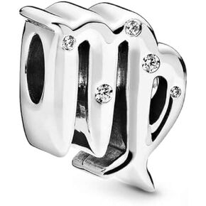 PANDORA Jewelry Sparkling Virgo Zodiac Cubic Zirconia Charm in Sterling Silver in Saudi Arabia