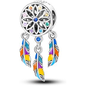 Hapour 925 Sterling Silver Charms Fit for Charm Bracelets Pendant Bead Pet Sun Heart Charm, Bracelet & Necklace Jewelry Bead for Women in Saudi Arabia