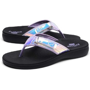 SOLLBEAM Womens Original Orthotic Comfort Thong Style Flip Flops Sandals With Arch Support Heel Cup in Saudi Arabia