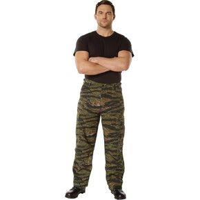Rothco Vintage Vietnam Rip-Stop Fatigue Pants Camo Cargo Pants