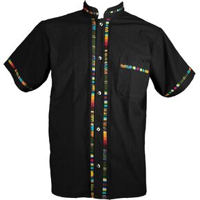 قمصان Guayabera مكسيكية بأكمام قصيرة للأولاد مصنوعة في المكسيك، ألوان متعددة، مقاس 0-16