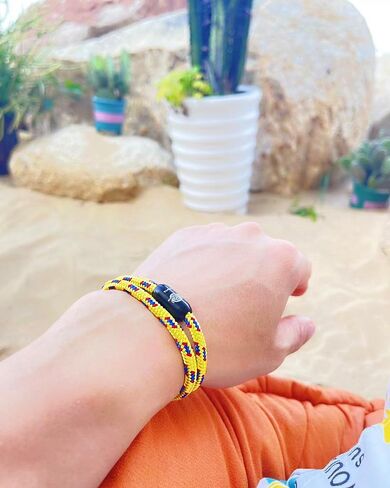 BTEYIVTA Handmade Nautical Rope Bracelet for Men Women & Teens Sunproof Colorfast Surfer Bracelet Beach Jewelry Birthday Gift for Him in Kuwait