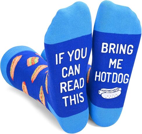 جوارب sockfun للجنسين المضحكة من فيلم تاكو هوت دوج، هدايا جديدة لفيلم تاكو هوت دوج للرجال والنساء، جوارب مقولة مضحكة in Kuwait