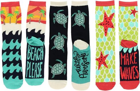 حزمة جوارب Lazy One، تصميمات حيوانات، مقاسات النساء 5.5-9.5، مقاسات الرجال 4.5-7.5 in Kuwait