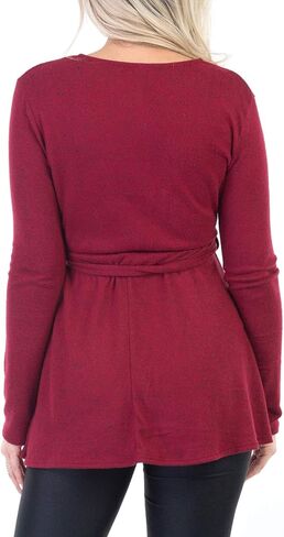 تونيك نسائي للحوامل ملفوف صناعي مع حزام خصر in Kuwait